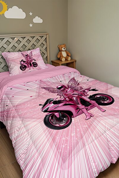 EVPANYA Πάπλωμα και μαξιλαροθήκη με σχέδιο Star Motor