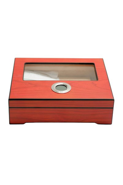 Parmida Vişne Puro Saklama Kutusu Nemlendirici Premium Humidor PHUM0265