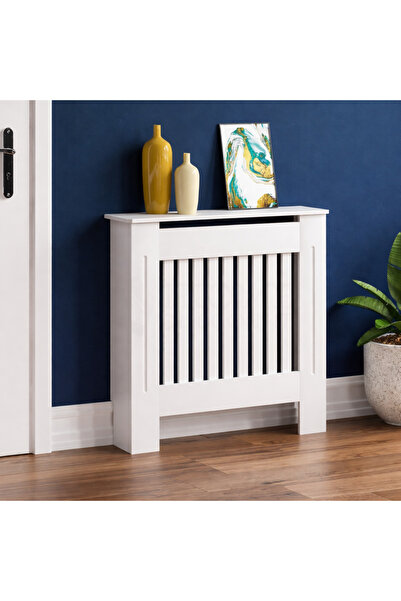 MAPROFI Shelf with radiator cover S - 78cm, thickness 18 mm glossy white MDF ...