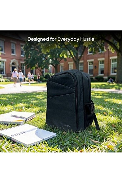 Dicota Backpack Solid Ultra V3 Laptop Bag 15.6 Inch Water-Repellent Durable Notebook Backpack
