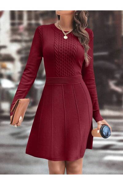 Iuliashop Rochie scurtă tricotată Kalina Grena - L