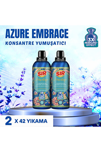 Sır Aromatique Konsantre Çamaşır Yumuşatıcısı Azure Embrace 3x Parfüm Etkisi ...