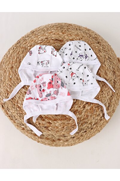 MiniKids Σετ 4 τυπωμένα καπέλα για κορίτσια 2