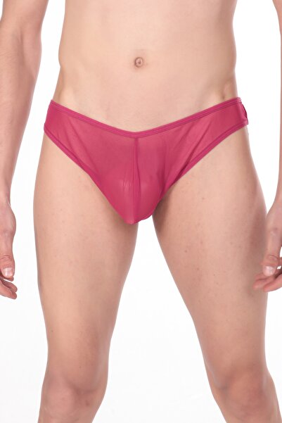 Sheer Erkek Transparan Tül Slip – Ultra Hafif, Esnek