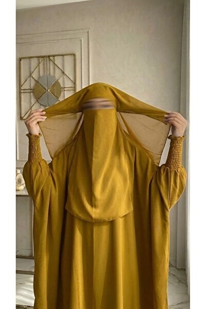ISHRAQAT AL-AMAL Islamic 2-Piece Jilbab or Hijab or Abaya with Multi-Colored ...