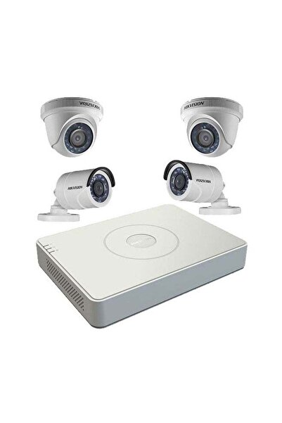 Hikvision هكيفيجن مجموعة كاميرات مراقبة 2كاميرا خارجي 2كاميرا داخلي