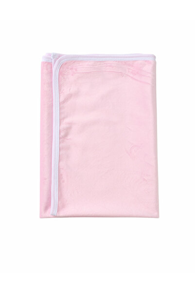 MiniKids Κουβέρτα μίνκι με απλό ροζ σχέδιο
