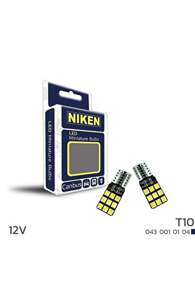 Niken Led Ampul T10 Canbus Park Ledi 18 Ledli 12V