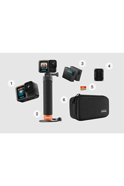 GoPro Cameră video sport Hero13 Black, 5.3K60, Pachet