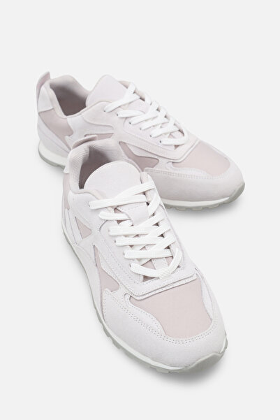 Solo Bag Women's Ice Suede Leather Lace-Up High Sole Sneaker Sports Shoes