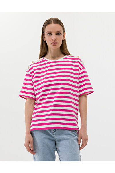 Pierre Cardin Φούξια μπλουζάκι με άνετη εφαρμογή 50263372-VR023