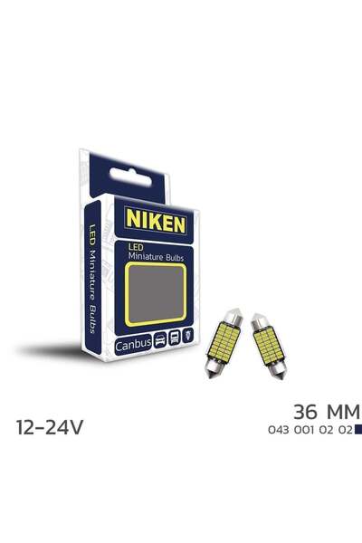 Niken Sofit Led Ampul Canbus Led 36 mm 12 - 24V