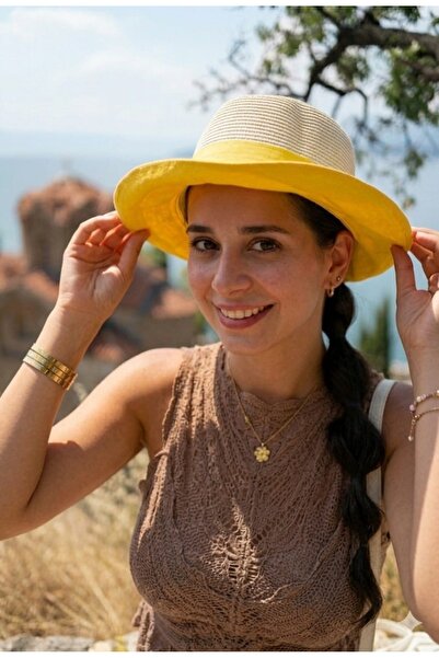 LAGRANZE Ψάθινο καπέλο Elara – Με φαρδύ γείσο, κατάλληλο για το φως της ημέρας