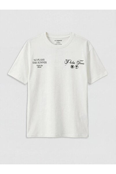 LC Waikiki LCW Kids Crew Neck Printed Boys' T-Shirt