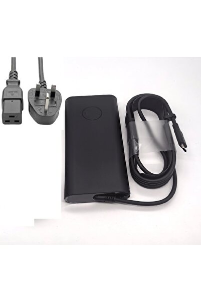 jsbazar شاحن USB-C بقوة 90 واط لأجهزة لابتوب ديل XPS ولاتيتيود |   محول طاقة ...