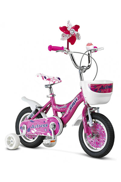 Ümit 1264 ACTRES-BMX-SEPET-V-KIZ ÇOCUK BİSİKLETİ 12 JANT PEMBE
