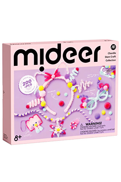Mideer Δημιουργικό Σετ Αξεσουάρ Χειροτεχνίας από Σύρμα Πίπας για Παιδιά, 200+...