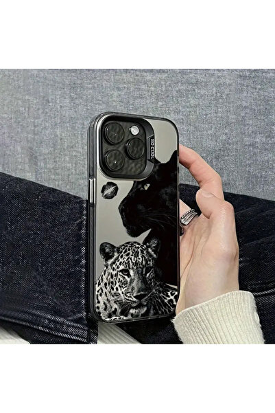 Caseji İphone 13 Pro Uyumlu Kaplanlar Baskı Desen Darbe Emici Telefon Kılıfı ...