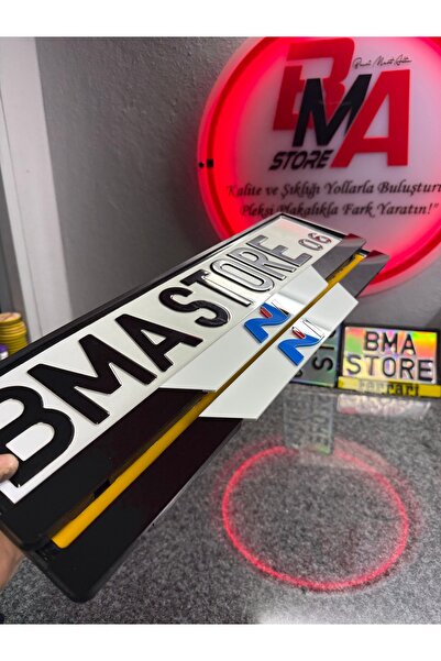 BMASTORE06 HYUNDAI N LOGOLU ZEBRA MODEL Pleksi Plakalık (1çift,2 adet)
