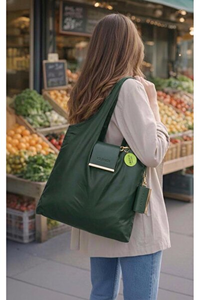 Vuslat Bags Loopsi Capsule Geantă de cumpărături și piață elegantă, pliabilă