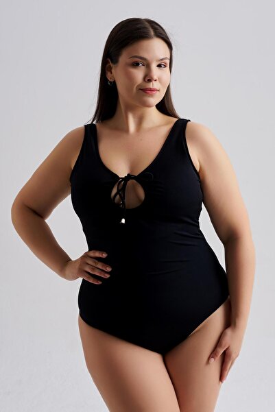 AQUAVİVA Γυναικείο μαγιό μεγάλου μεγέθους Viviana με ρυθμιζόμενο μπροστινό μέ...