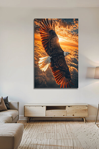 B&G DESIGN Pictură decorativă modernă din sticlă, cu tematică cerului și a vu...