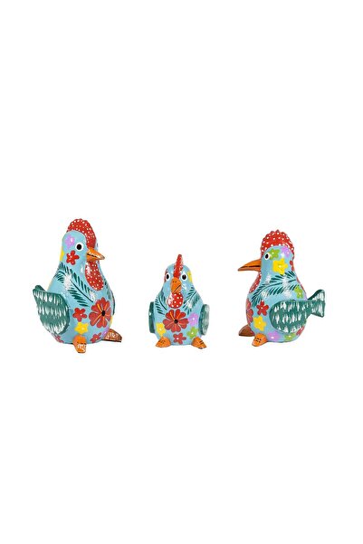 Mandala Craft Set 3 pui mici lemn