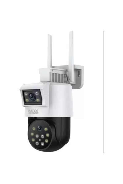inox X102 3+3MP Çift Lensli 2 Kameralı Wifi IP Güvenlik Kamerası - 2K Çözünürlük