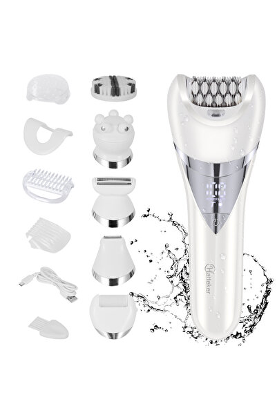 Choice1 HT-576 Hatteker 4 in 1 Women’s Hair Remover 7000 rpm for Legs Bikini ...