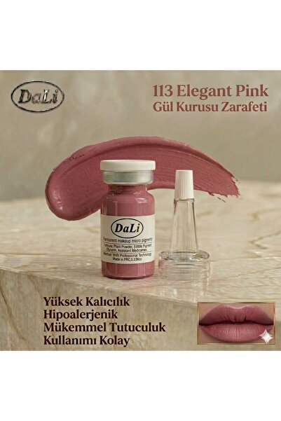 Dali Kalıcı Makyaj Boyası 10 ml – Pembe- 113 Elegant Pink