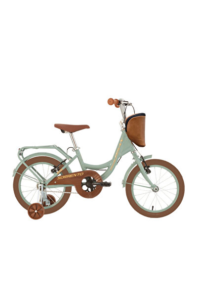 Bisan SORRENTO-S KIZ ÇOCUK BİSİKLETİ 26CM 16 JANT YEŞİL SİLVER