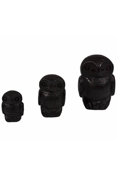 Mandala Craft Set of 3 resin owls