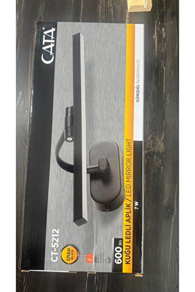 OFAS ENERJİ Cata CT-5212OFAS Kuğu Ledli Aplik 7W Siyah Kasa Günışığı