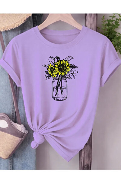 Pink Sky Premium Oversize T-Shirt 100% Βαμβάκι Unisex Άνετη Εφαρμογή Τάση Νέα...