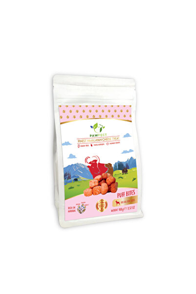 pawfect Himalayan Cheese Puff Bites Çilekli Köpek Ödül Maması 60 g Çıtır Puff...