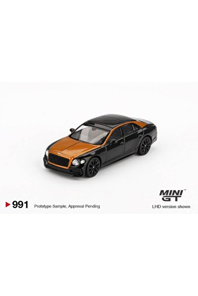 mini gt 1/64 Bentley Flying Spur Orange Flame / Onyx mgt00991