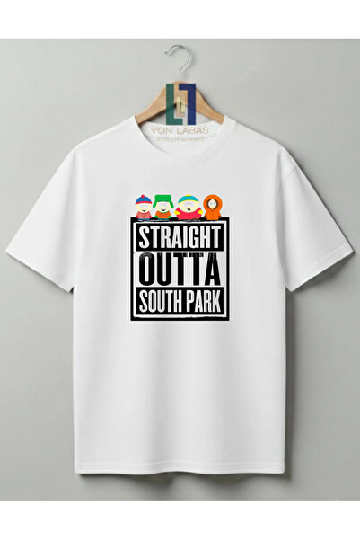 Grafftee Clothing Μπλουζάκι με θέμα το South Park, 100% βαμβακερό, με λαιμόκο...