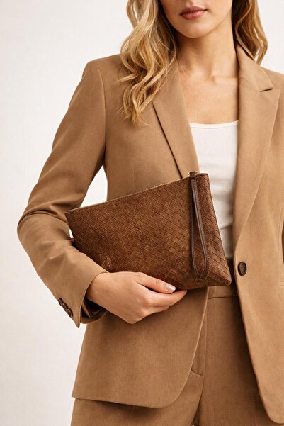 Nexora Collection Πλεκτό σχέδιο Tudy Model Γυναικεία τσάντα χειρός