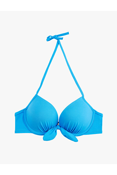 Koton Halter Neck Bow Detailed Bikini Top