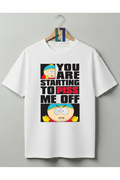 Grafftee Clothing Μπλουζάκι με θέμα το South Park, 100% βαμβακερό, με λαιμόκο...