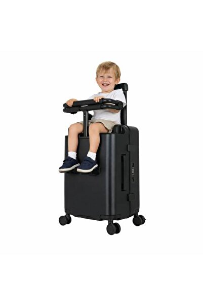Assoda Asuda Polycarbonate Travel Suitcase with Child Seat and Protective Bag