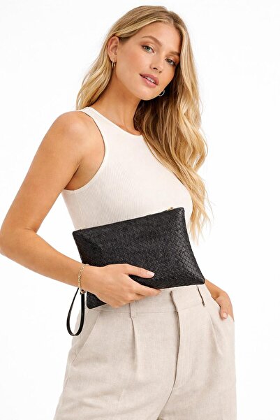 Nexora Collection Πλεκτό σχέδιο Tudy Model Γυναικεία τσάντα χειρός