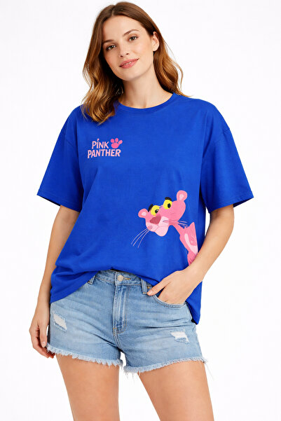 ArtYus Μπλουζάκι Unisex Oversize με στάμπα Pink Panther – Βαμβακερό T-Shirt σ...
