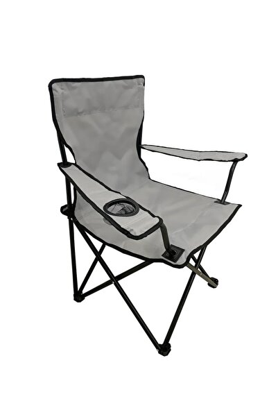 Primo كرسي تخييم قابل للطي مع مساند للذراعين وحامل أكواب