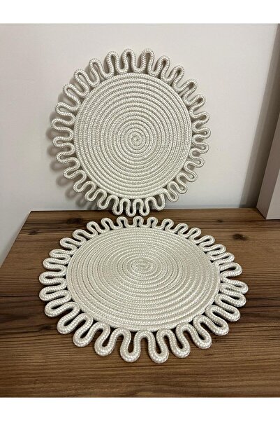 naylişhome 2 σετ τραπεζομάντηλων από γιούτα, αμερικάνικο σετ σερβιρίσματος, ρ...