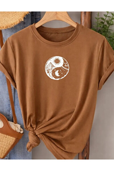 Pink Sky Premium Oversize T-Shirt 100% Βαμβάκι Unisex Άνετη Εφαρμογή Τάση Νέα...