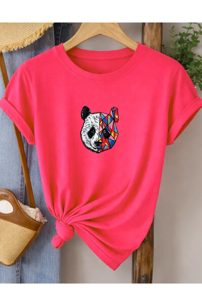 Pink Sky Premium Oversize T-Shirt 100% Βαμβάκι Unisex Άνετη Εφαρμογή Τάση Νέα...