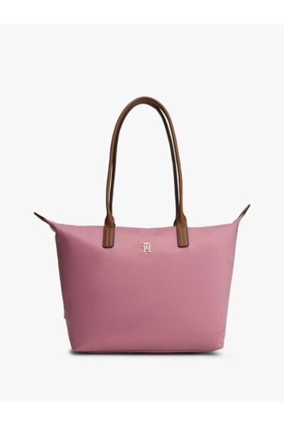 Tommy Hilfiger POPETTE TOTE PEMBE KADIN OMUZ ÇANTASI