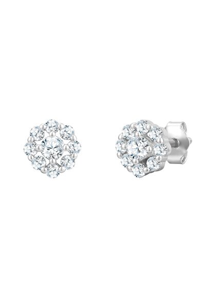 Glanzstücke München Silberohrstecker Ohrstecker Sterling Silber Zirkonia weiß
