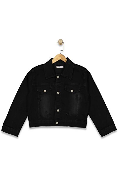 bebitomkids Kız 5-12 Yaş Kot Ceket